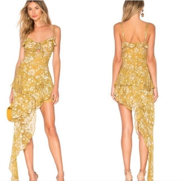 🍋FL&L🍋 Cosmo Asymmetrical Dress size L - Picture 3 of 9